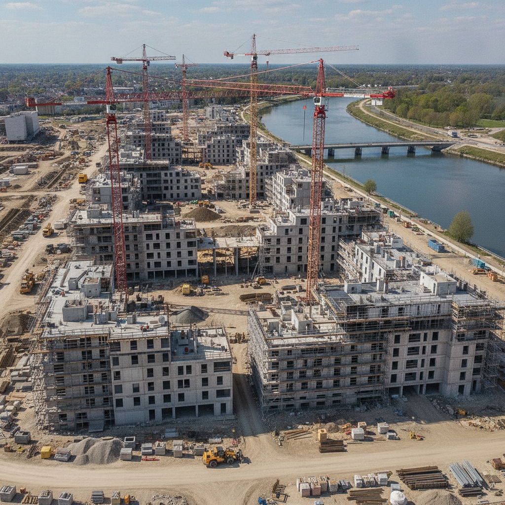 Chantier de construction neuf